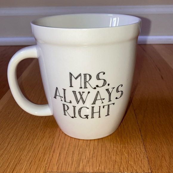 Natural Life “Mrs. Always Right” Coffee/Tea Cup NEW - Picture 2 of 4